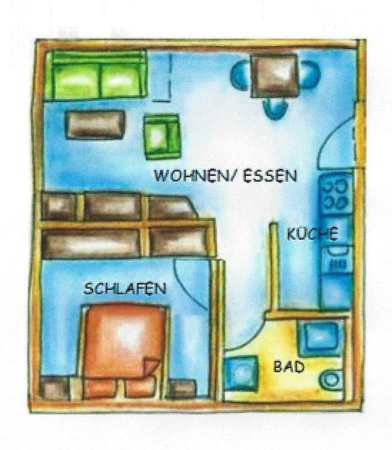 Strandnahe Ferienwohnung Ruegen 드란스케 외부 사진