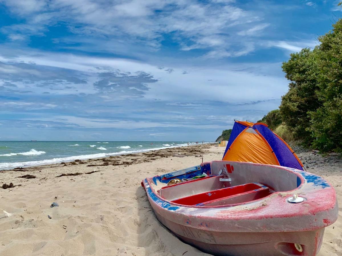 Strandnahe Ferienwohnung Ruegen 드란스케 외부 사진